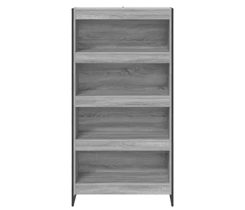 Grāmatplaukts 2 Pcs Pelēks Sonoma 80 X 30 X 155 Cm Vidaxl