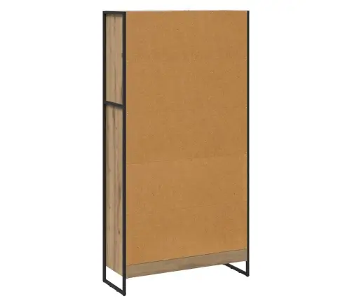 Grāmatplaukts 2 Pcs Mākslīgā Ozola 80 X 30 X 155 Cm Vidaxl