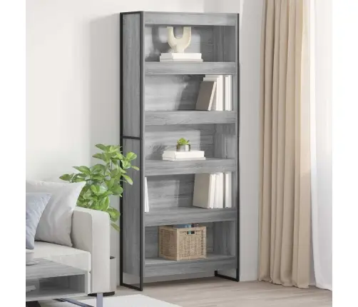 Raamaturiiul 2 Pcs Hall Sonoma 80 X 30 X 155 Cm Tehispuit