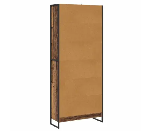 Grāmatplaukts 2 Pcs Vecs Koks 80 X 30 X 155 Cm Vidaxl