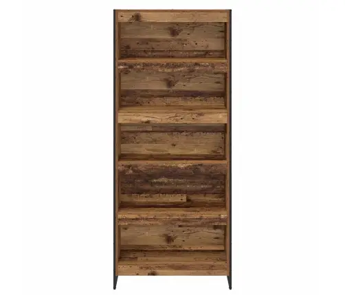 Grāmatplaukts 2 Pcs Vecs Koks 80 X 30 X 155 Cm Vidaxl