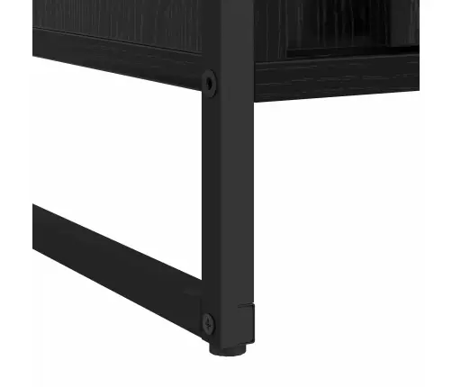 Skapjis 2 Pcs Melns Ozolkoks 50 X 50 X 200 Cm Inženierijas Koks Vidaxl