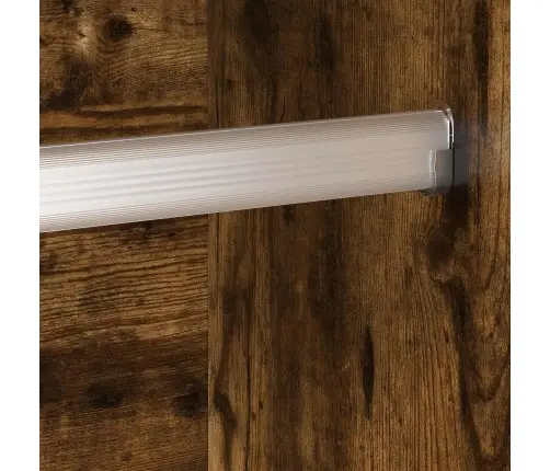 Skapjis 2 Pcs Dūmu Ozols 50 X 50 X 200 Cm Inženierijas Koks Vidaxl