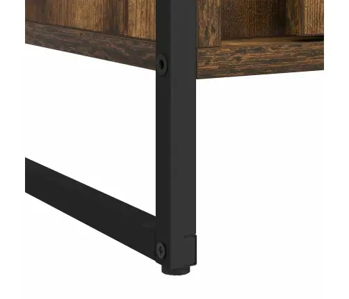 Skapjis 2 Pcs Dūmu Ozols 50 X 50 X 200 Cm Inženierijas Koks Vidaxl