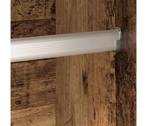 Riidekapp Uksega 2 Pcs Vana Puit 50 X 50 X 200 Cm Tehispuit