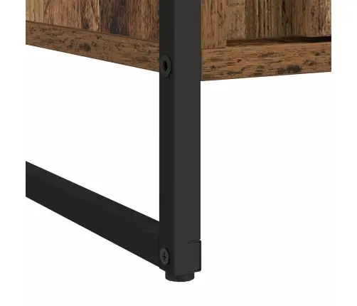 Riidekapp Uksega 2 Pcs Vana Puit 50 X 50 X 200 Cm Tehispuit