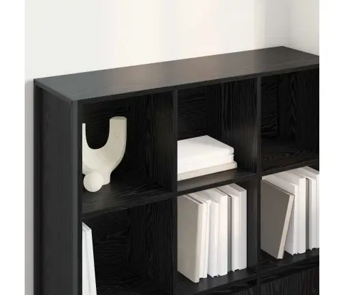 Grāmatplaukts 2 Pcs Melns Ozolkoks 99,5 X 30 X 108,5 Cm Vidaxl