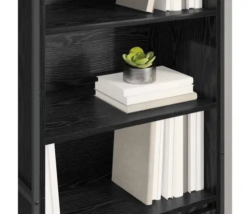 Augstās Skapji 2 Pcs Melns Ozolkoks 60 X 36 X 300 Cm Vidaxl