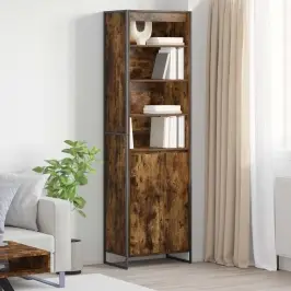 Augstās Skapji 2 Pcs Dūmu Ozols 60 X 36 X 300 Cm Vidaxl