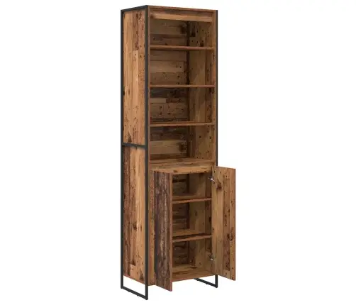 Augstās Skapji 2 Pcs Vecs Koks 60 X 36 X 300 Cm Vidaxl