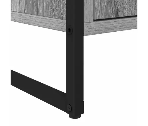 Puse 2 Pcs Pelēks Sonoma 81 X 36 X 150.5 Cm Inženierijas Koks Vidaxl