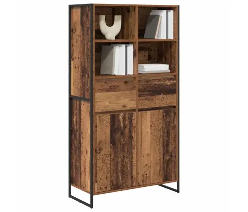 Kõide Sahtliga 2 Pcs Vana Puit 81 X 36 X 150.5 Cm Tehispuit