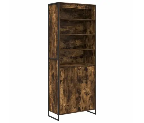 Augstās Skapji 2 Pcs Dūmu Ozols 60 X 36 X 300 Cm Vidaxl