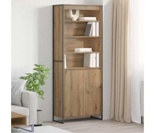 Augstās Skapji 2 Pcs Mākslīgā Ozola 60 X 36 X 300 Cm Vidaxl