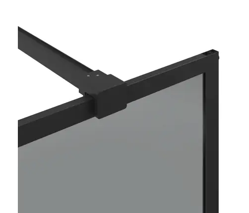 Įėjimo Dušo Siena Juoda 115 X 195 Cm Grūdintas Stiklas