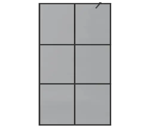 Įėjimo Dušo Siena Juoda 115 X 195 Cm Grūdintas Stiklas