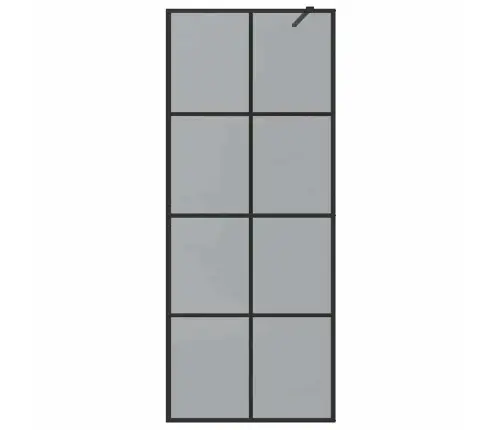 Įėjimo Dušo Siena Juoda 80 X 195 Cm Grūdintas Stiklas