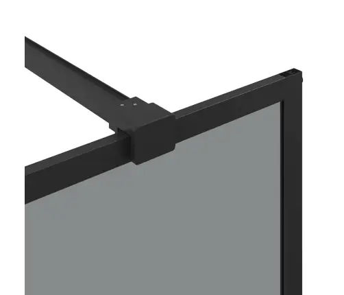 Käigurikka Dušisein Must 115 X 195 Cm Karastatud Klaas