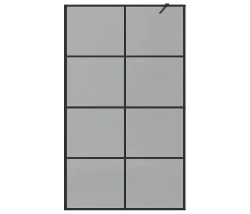 Käigurikka Dušisein Must 115 X 195 Cm Karastatud Klaas