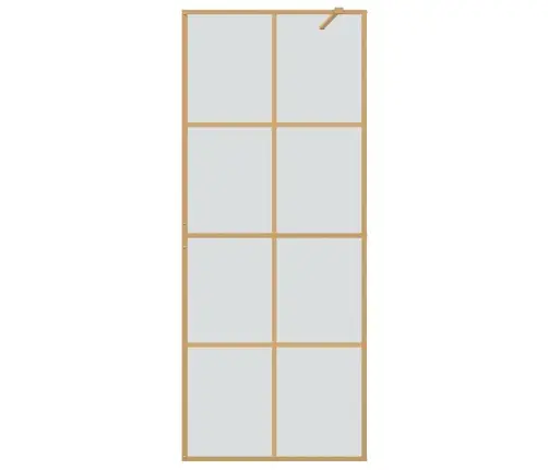 Įėjimo Dušo Siena Auksinė 80 X 195 Cm Grūdintas Stiklas