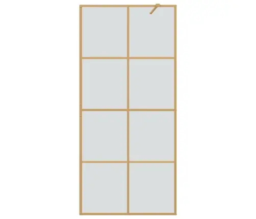 Käigurikka Dušisein Kuldne 90 X 195 Cm Karastatud Klaas