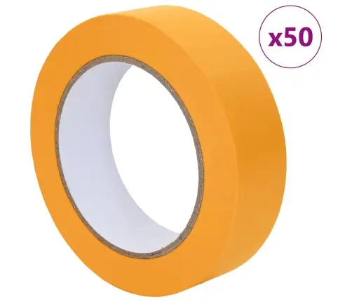 Maali Teip 50 Pcs Kollane 25Mm X 50M Paber