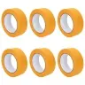 Gleznotāja Maskēšanas Lentes 6 Pcs Dzeltena 38Mm X 50M Papīrs Vidaxl