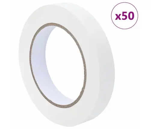 Maali Teip 50 Pcs Valge 19Mm X 50M Paber