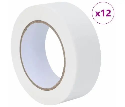 Maali Teip 12 Pcs Valge 38Mm X 50M Paber