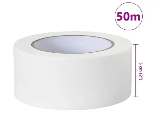 Gleznotāja Maskēšanas Lentes 6 Pcs Balts 50Mm X 50M Papīrs Vidaxl