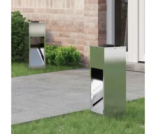 Saulės Led Takų Šviestuvas 2 Pcs Sidabro Nerūdijantis Plienas