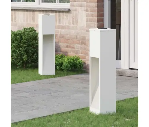 Päikese Led Rada Valgus 2 Pcs Valge Külmvaltsitud Teras