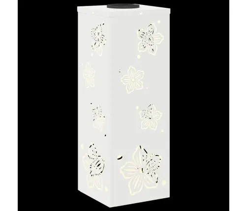 Saules Led Ceļa Gaisma 2 Pcs Balts Auksti Velmēts Tērauds Vidaxl