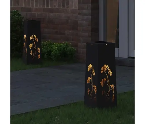 Päikese Led Käigutee Tuli 2 Pcs Must Külmvaltsitud Teras