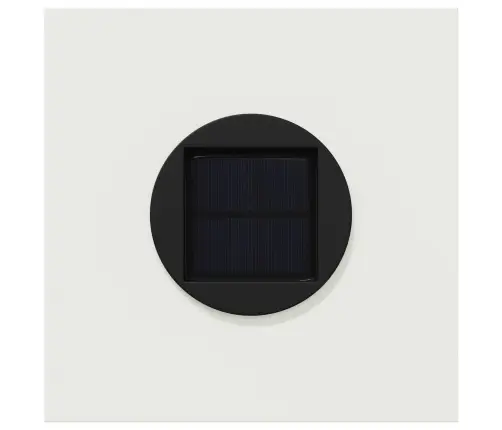 Saules Led Ceļa Gaisma 2 Pcs Balts Auksti Velmēts Tērauds Vidaxl