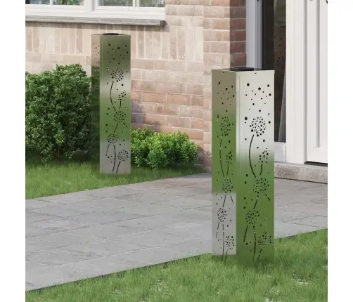 Saules Led Ceļa Gaisma 2 Pcs Rūsa Cinkots Vidaxl