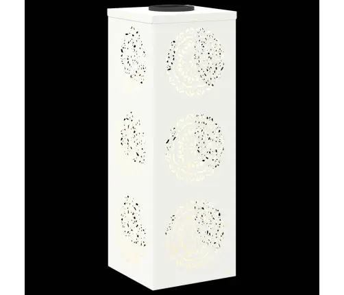 Saules Led Ceļa Gaisma 2 Pcs Balts Auksti Velmēts Tērauds Vidaxl