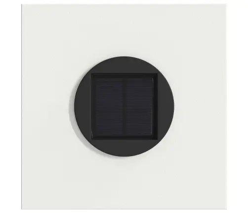 Saules Led Ceļa Gaisma 2 Pcs Balts Auksti Velmēts Tērauds Vidaxl