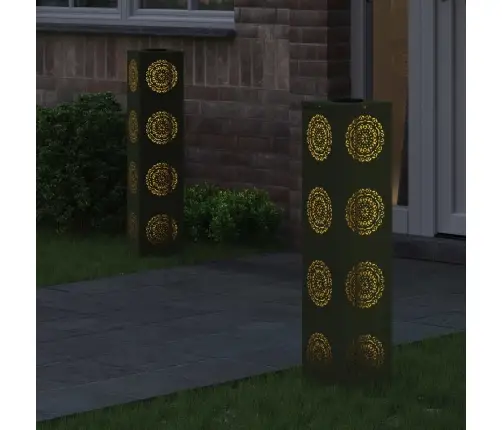 Päikese Led Käigutee Tuli 2 Pcs Küpset Roheline