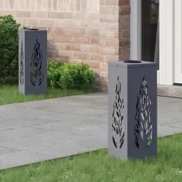 Saules Led Ceļa Gaisma 2 Pcs Antracīts Auksti Velmēts Tērauds Vidaxl