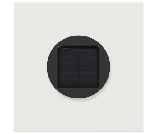Saules Led Ceļa Gaisma 2 Pcs Balts Auksti Velmēts Tērauds Vidaxl