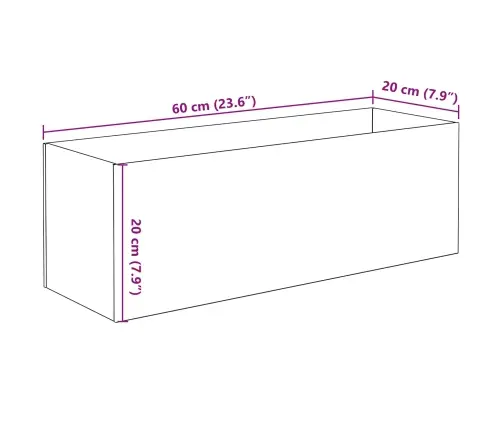 Akvaarium Ladustamisega Läbipaistev 60 X 20 X 20 Cm Klaas