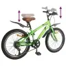 Laste Bike 20 Tolli 6-Speed Vanuses 6-11 Aastat Roheline