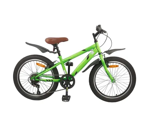 Bērnu Velosipēds 24 Collas 6-Speed No 8 Līdz 12 Gadiem Zaļa Vidaxl