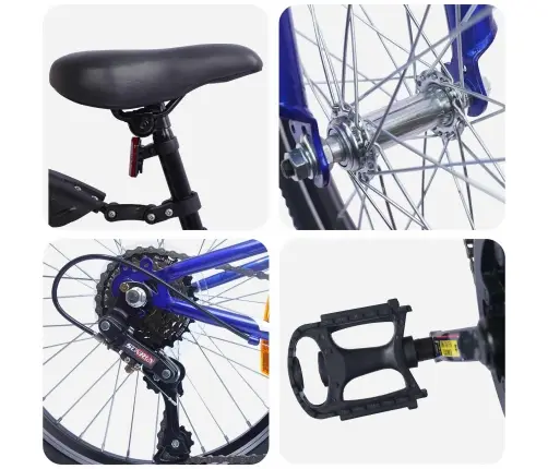 Laste Bike 24 Tolli 6-Speed 8-12 Aastastele Tumesinine