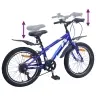 Laste Bike 24 Tolli 6-Speed 8-12 Aastastele Tumesinine