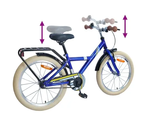 Bērnu Velosipēds 24 Collas No 8 Līdz 12 Gadiem Tumši Zils Vidaxl