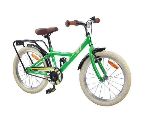 Bērnu Velosipēds 20 Collas 6-11 Gadu Vecumam Zaļa Vidaxl