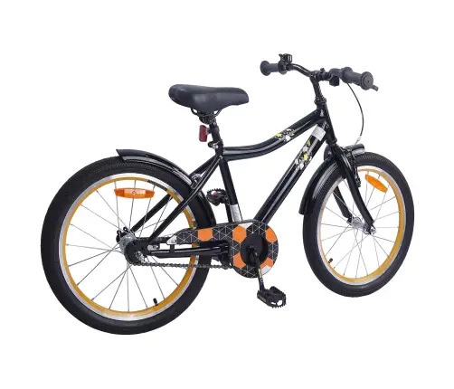 Bērnu Velosipēds 20 Collas 6-11 Gadu Vecumam Melna Vidaxl