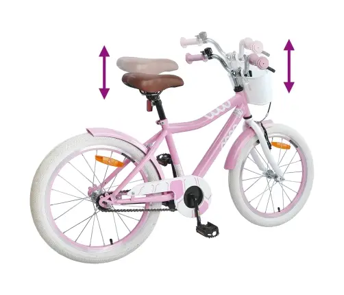 Laste Bike 20 Tolli Vanuses 6-11 Aastat Hele Roosa